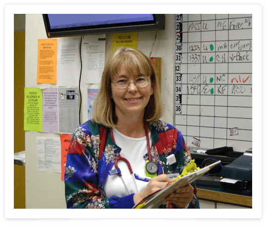 Bonnie McIntosh at St. Francis Trauma Center